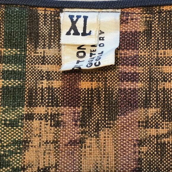 Handmade Patchwork Womens Vest Size XL Multicolor Tapestry Hippie Folk Art Artsy - Picture 3 of 12